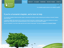 Tablet Screenshot of humanistchaplains.org
